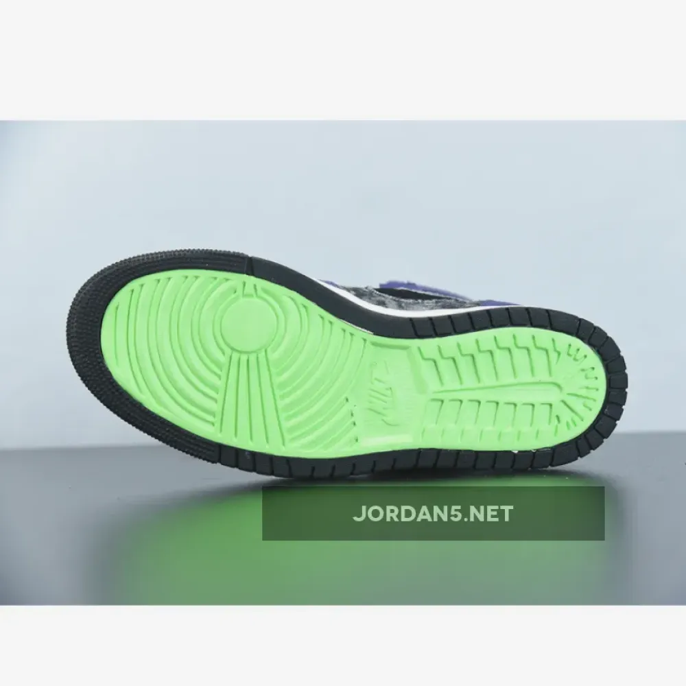 Air Jordan 1 Zoom Comfort “Bayou Boys” New Orchid/Lime Blast-Black DC2133-500