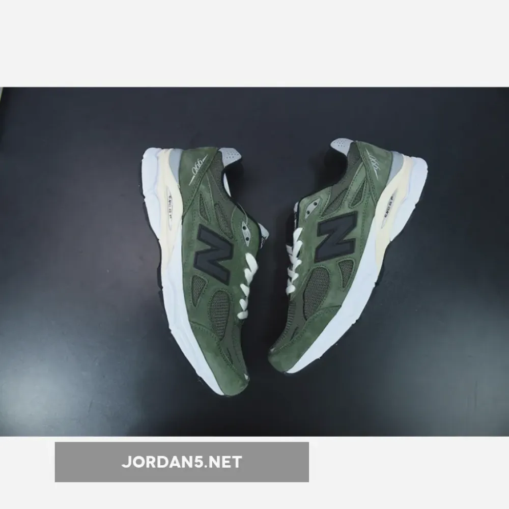 JJJJound x New Balance 990v3 Olive  M990JD3
