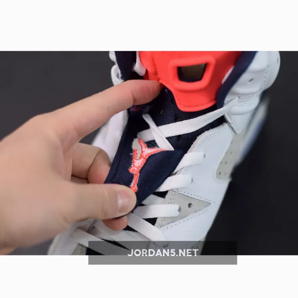 Air Jordan 6 Tinker White/Infrared 23-Neutral Grey-Sail  384664-104