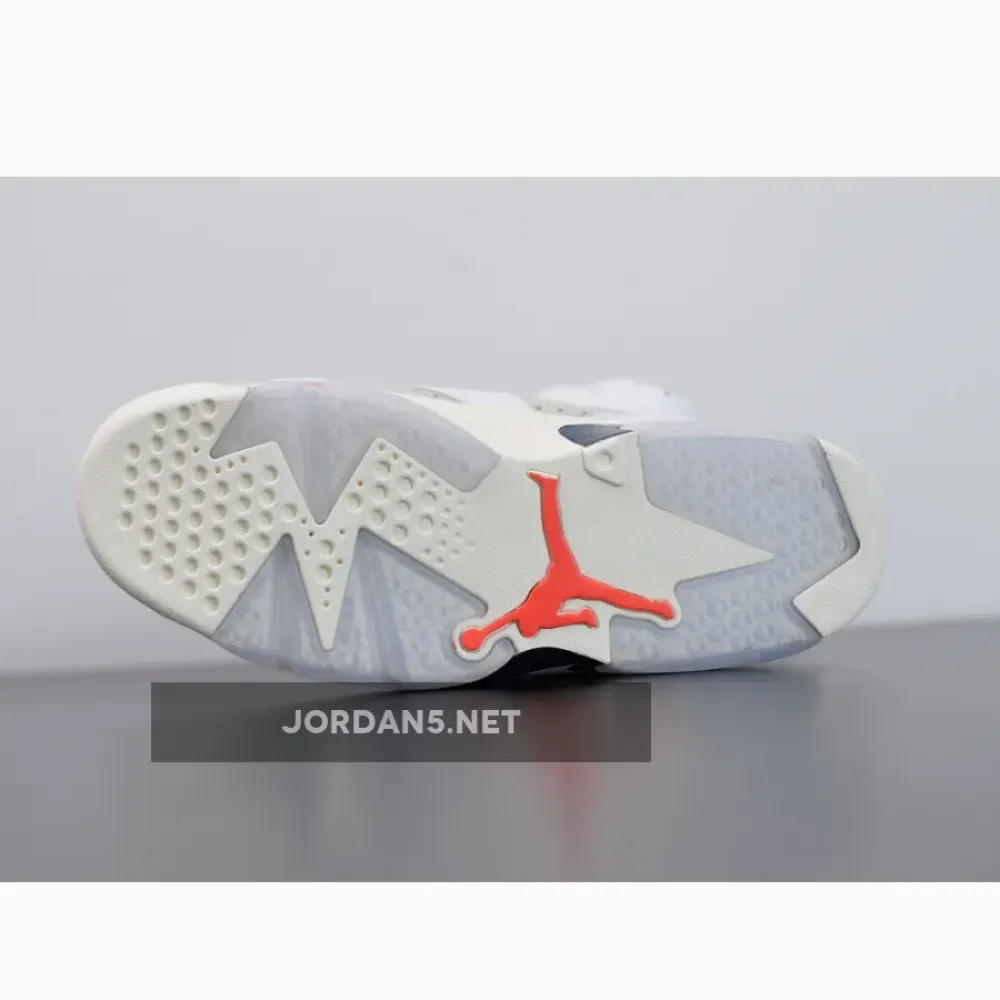 Air Jordan 6 Tinker White/Infrared 23-Neutral Grey-Sail  384664-104