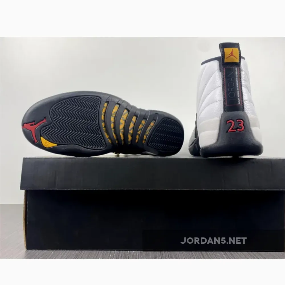 Air Jordan 12 ‘Taxi’ White/Black-Taxi-Varsity Red  130690-125