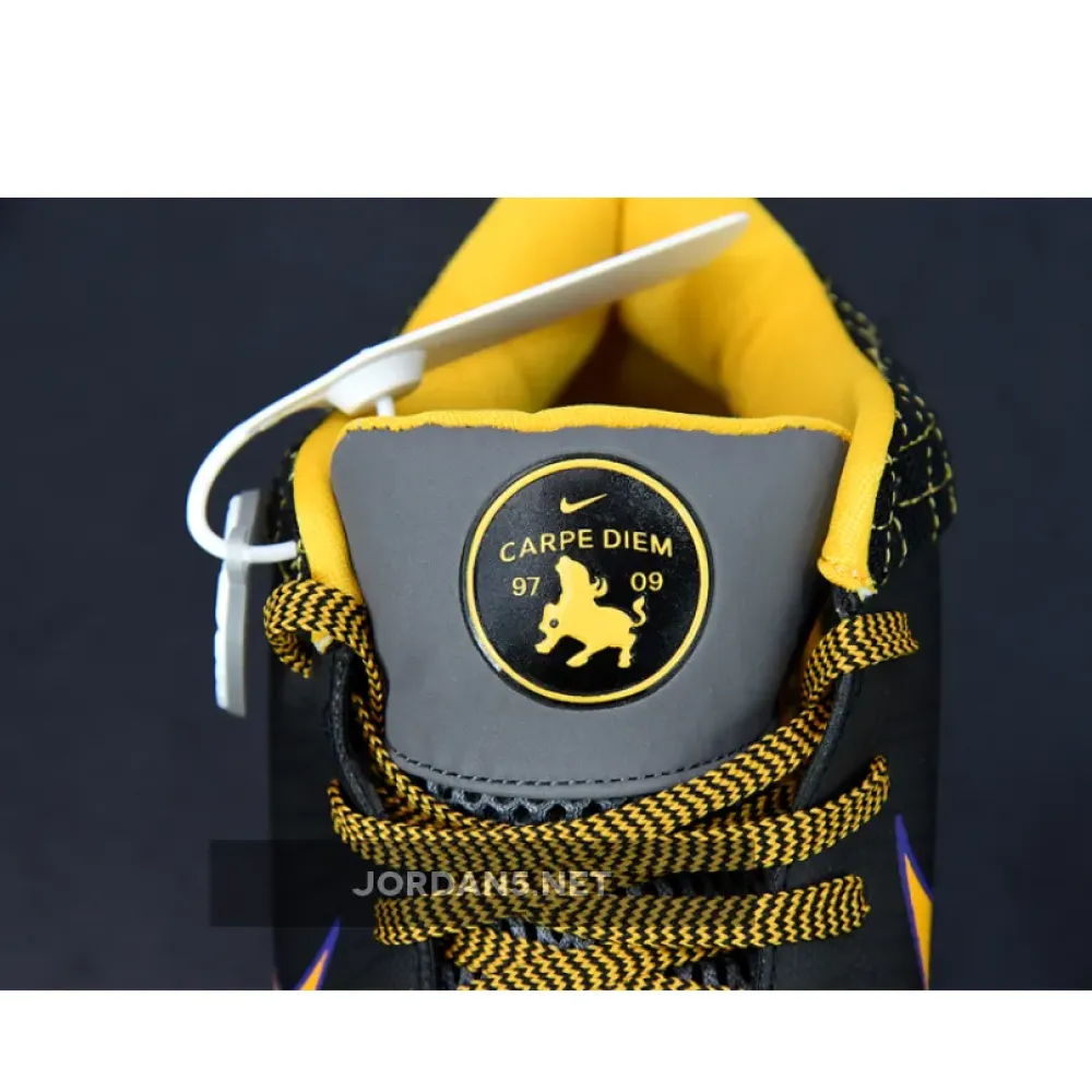 Nike Zoom Kobe 4 Protro “Carpe Diem” Black/Del Sol-Varsity Purple  AV6339-001