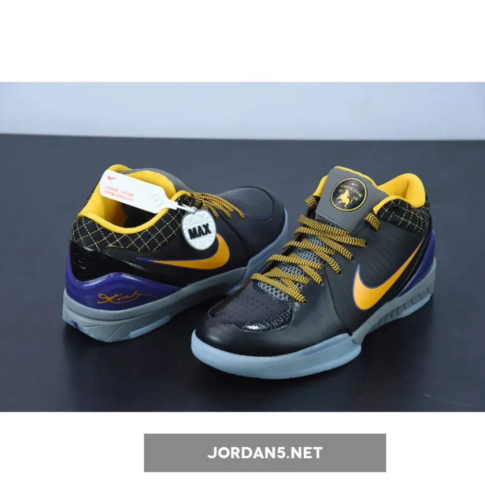 Nike Zoom Kobe 4 Protro “Carpe Diem” Black/Del Sol-Varsity Purple  AV6339-001