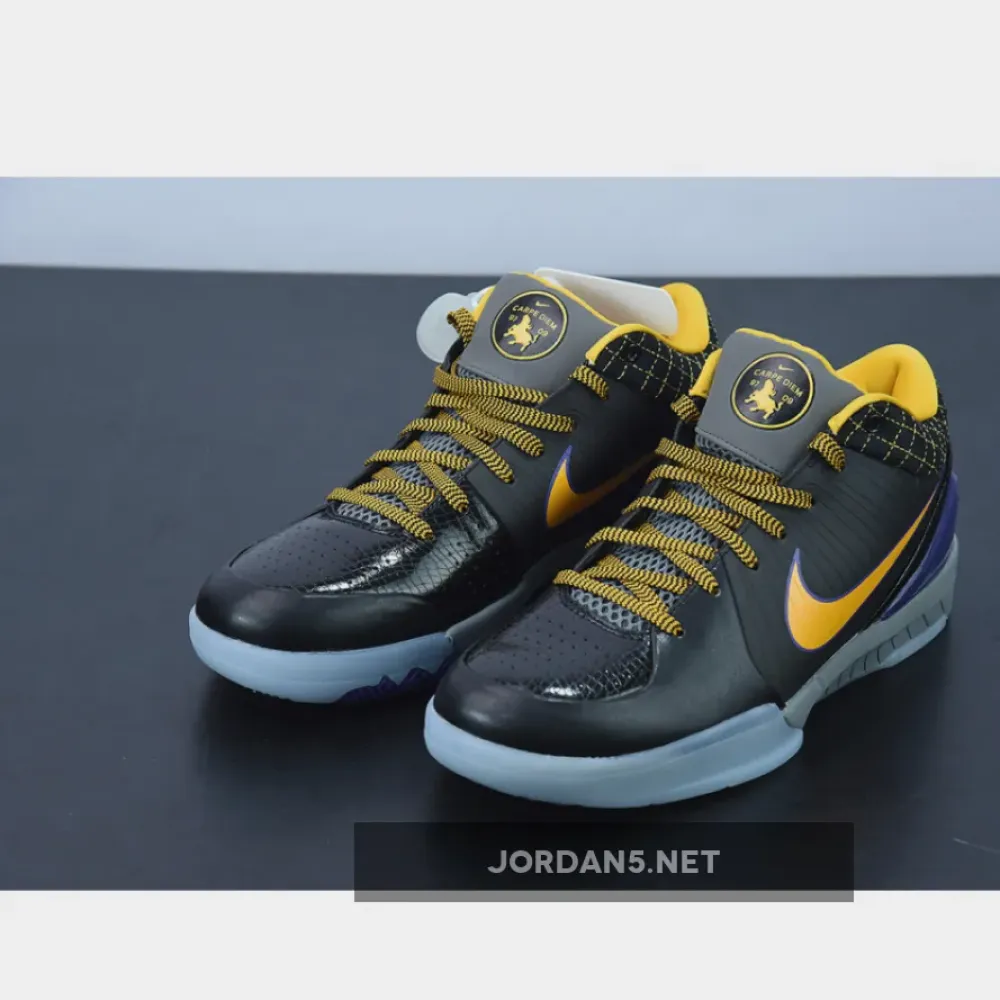 Nike Zoom Kobe 4 Protro “Carpe Diem” Black/Del Sol-Varsity Purple  AV6339-001