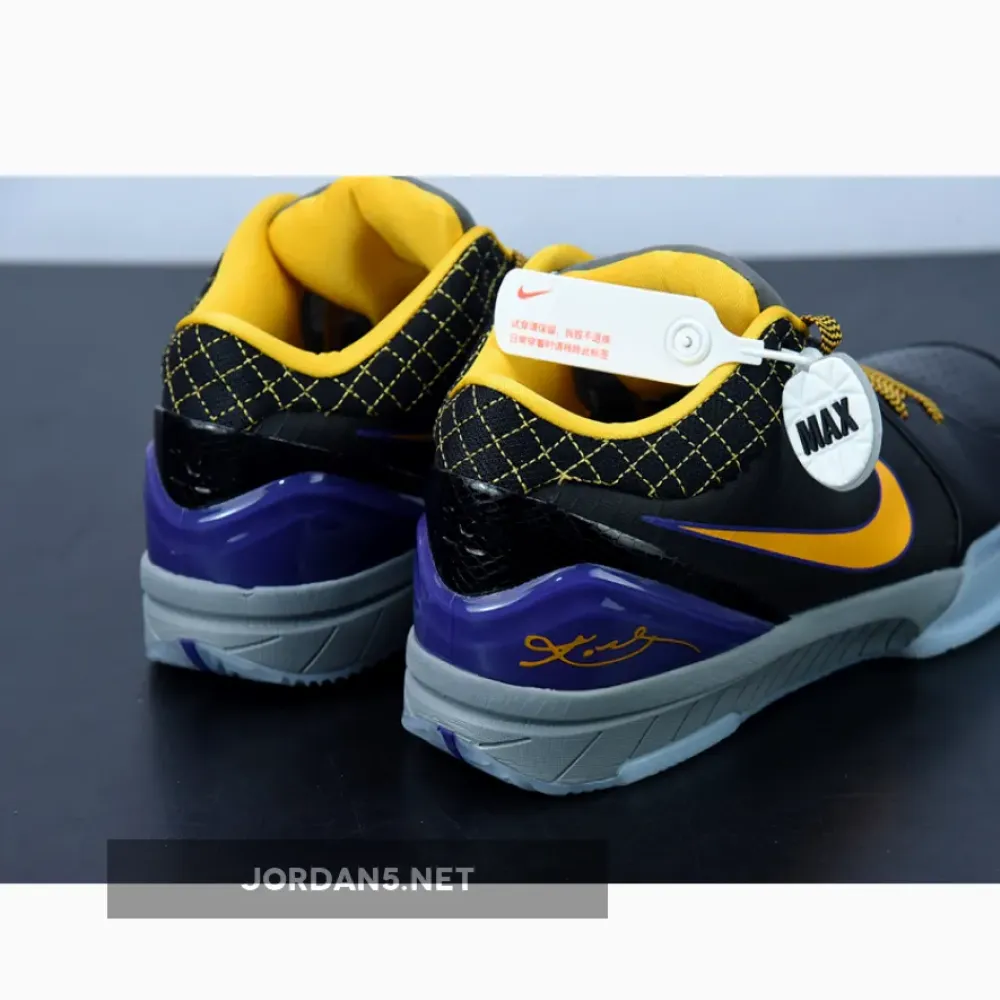 Nike Zoom Kobe 4 Protro “Carpe Diem” Black/Del Sol-Varsity Purple  AV6339-001