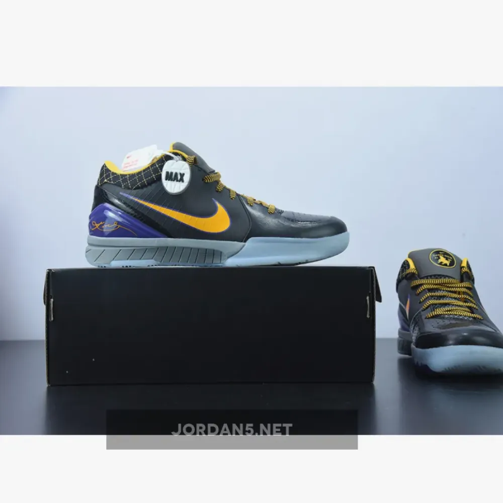 Nike Zoom Kobe 4 Protro “Carpe Diem” Black/Del Sol-Varsity Purple  AV6339-001