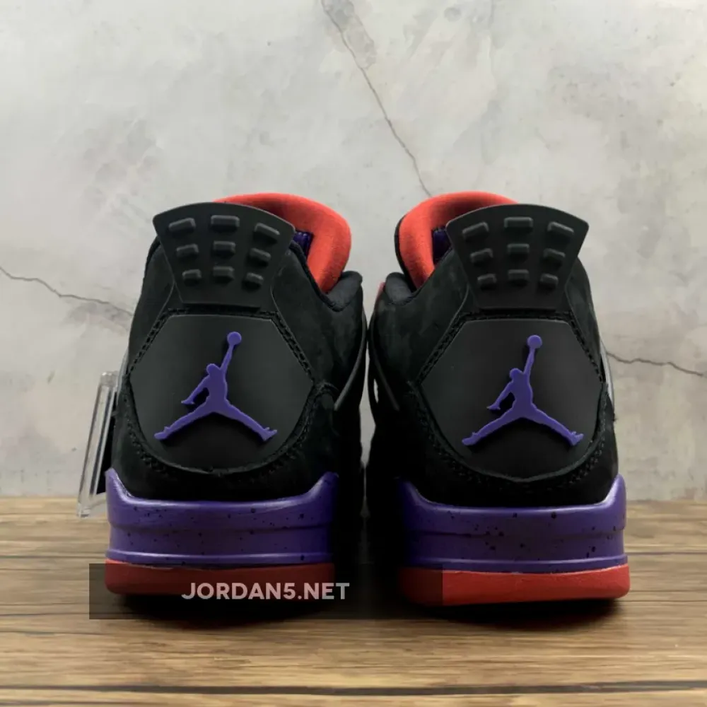 Air Jordan 4 “Raptors” Black/University Red-Court Purple  AQ3816-065