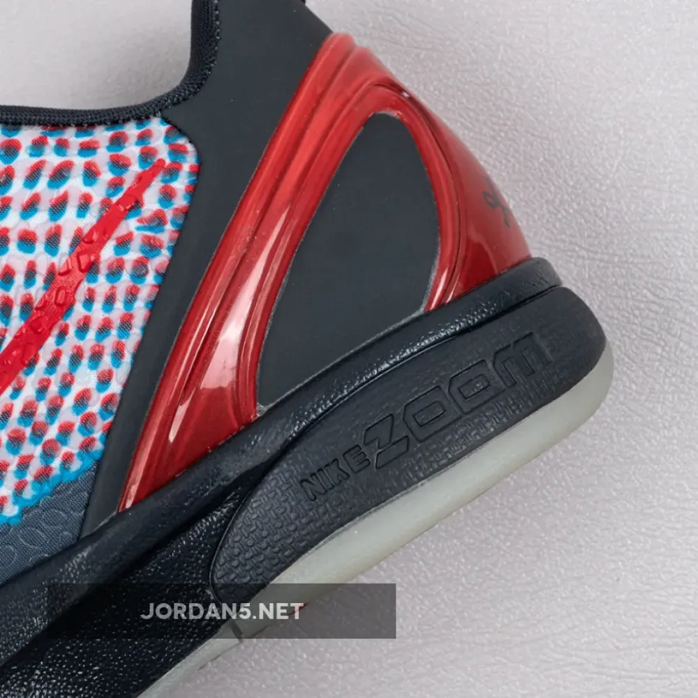 Nike Kobe 6 Protro ‘3D Hollywood’ Dark Grey/Daring Red-Chlorine Blue  DD2305-003