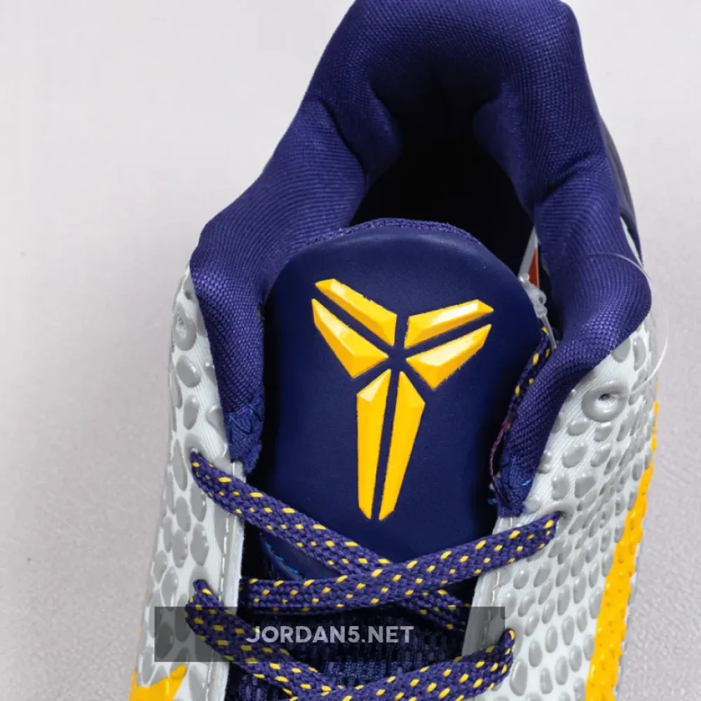 Nike Kobe 6 Protro ‘3D Lakers’ White/Purple-Grey-Yellow