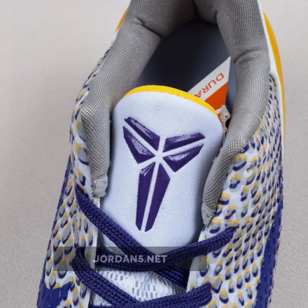 Nike Kobe 6 Protro ‘3D Lakers’ White/Del Sol/Club Purple CW2190-101 cw2190-101