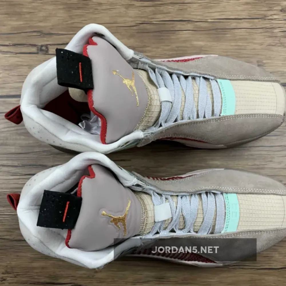 Clot x Air Jordan 35 Sepia Stone/Metallic Gold-Desert Sand  DD9322-200