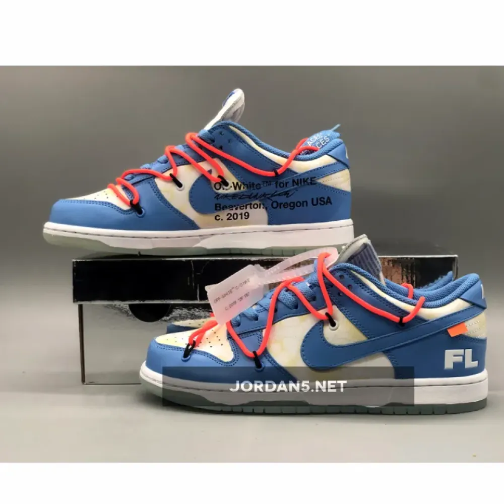 Off-White x Futura x Nike SB Dunk Low ‘UNC’ DD0856-403