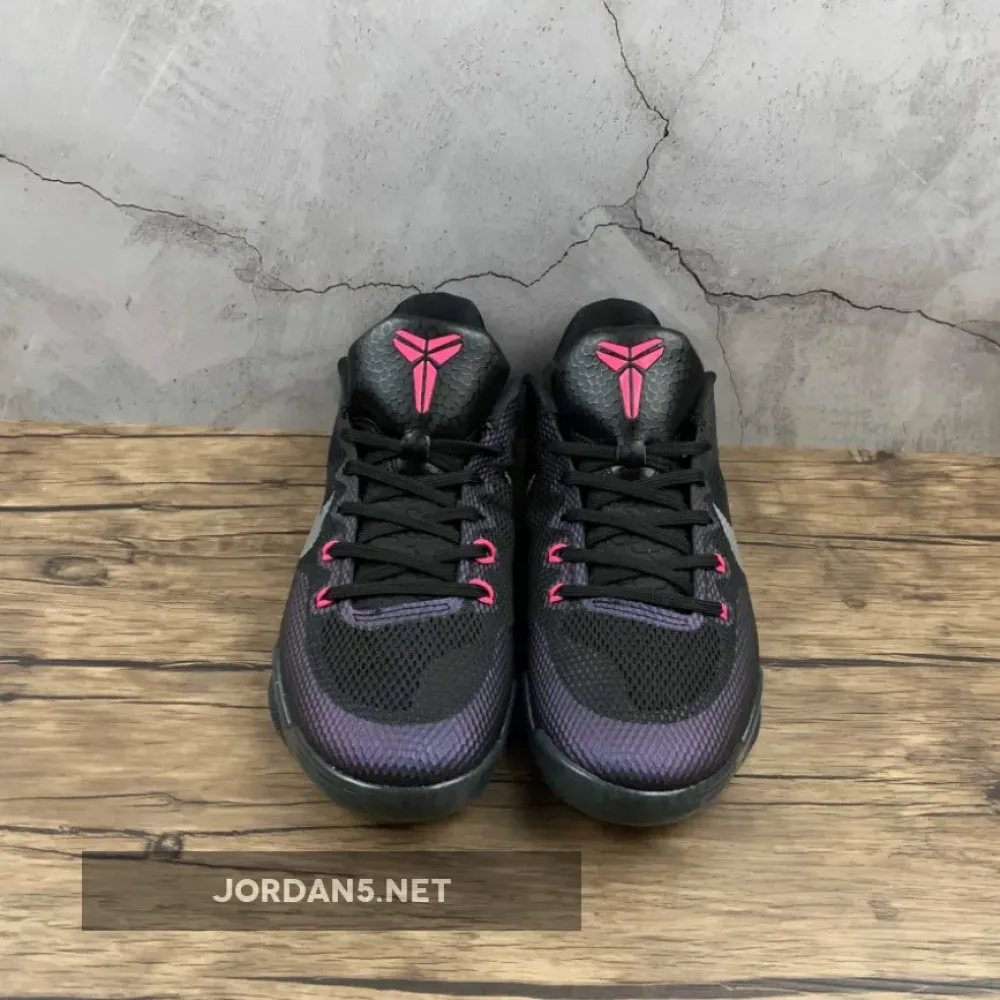 Nike Kobe 11 Low “Invisibility Cloak” Black/Hyper Pink-Metallic Silver  836184-005