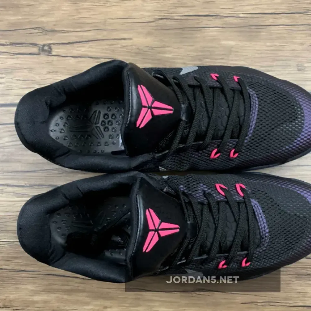 Nike Kobe 11 Low “Invisibility Cloak” Black/Hyper Pink-Metallic Silver  836184-005