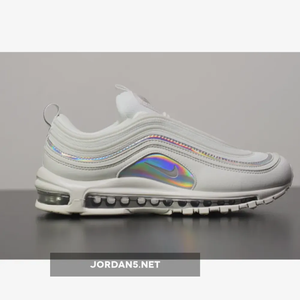Nike Air Max 97 White/Metallic Silver/Iridescent  CJ9706-100