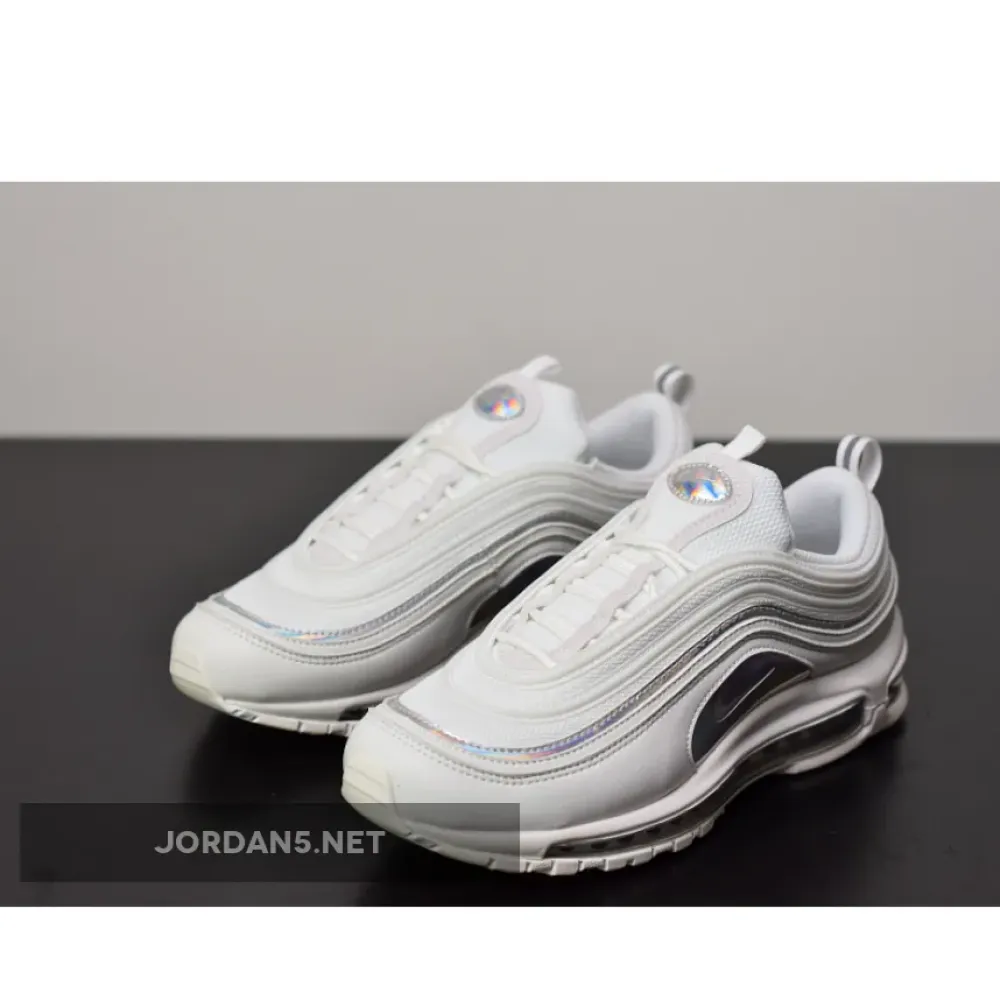 Nike Air Max 97 White/Metallic Silver/Iridescent  CJ9706-100
