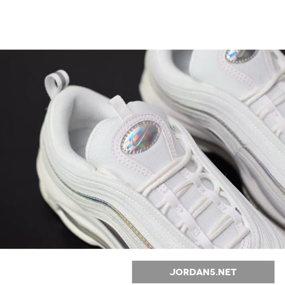 Nike Air Max 97 White/Metallic Silver/Iridescent  CJ9706-100