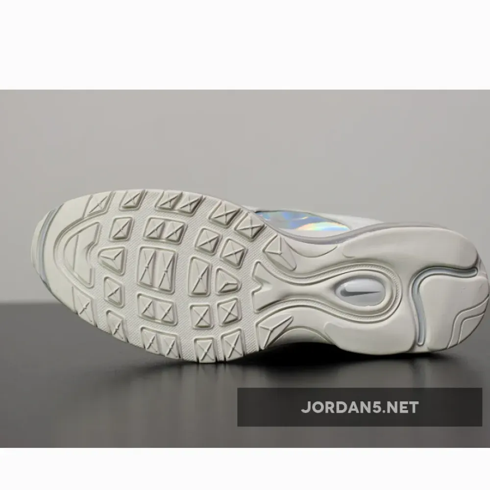 Nike Air Max 97 White/Metallic Silver/Iridescent  CJ9706-100