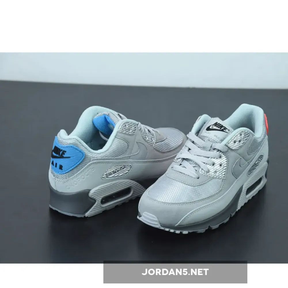 Nike Air Max 90 “Moscow” Smoke Grey/Infrared-Laser Blue DC4466-001