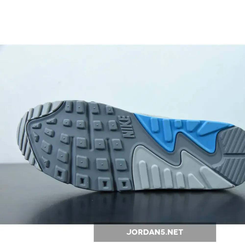 Nike Air Max 90 “Moscow” Smoke Grey/Infrared-Laser Blue DC4466-001