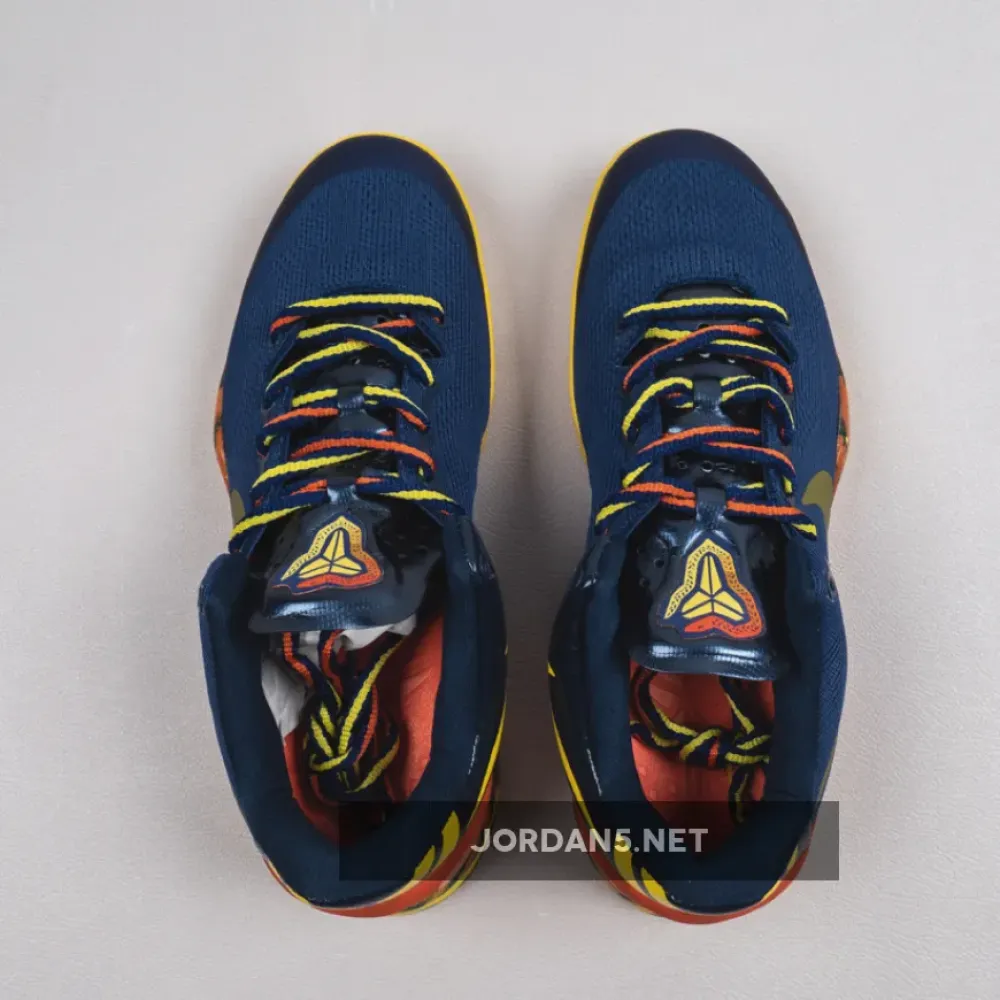 Nike Kobe 8 System ‘Barcelona’ Deep Royal/Team Orange  555035-402