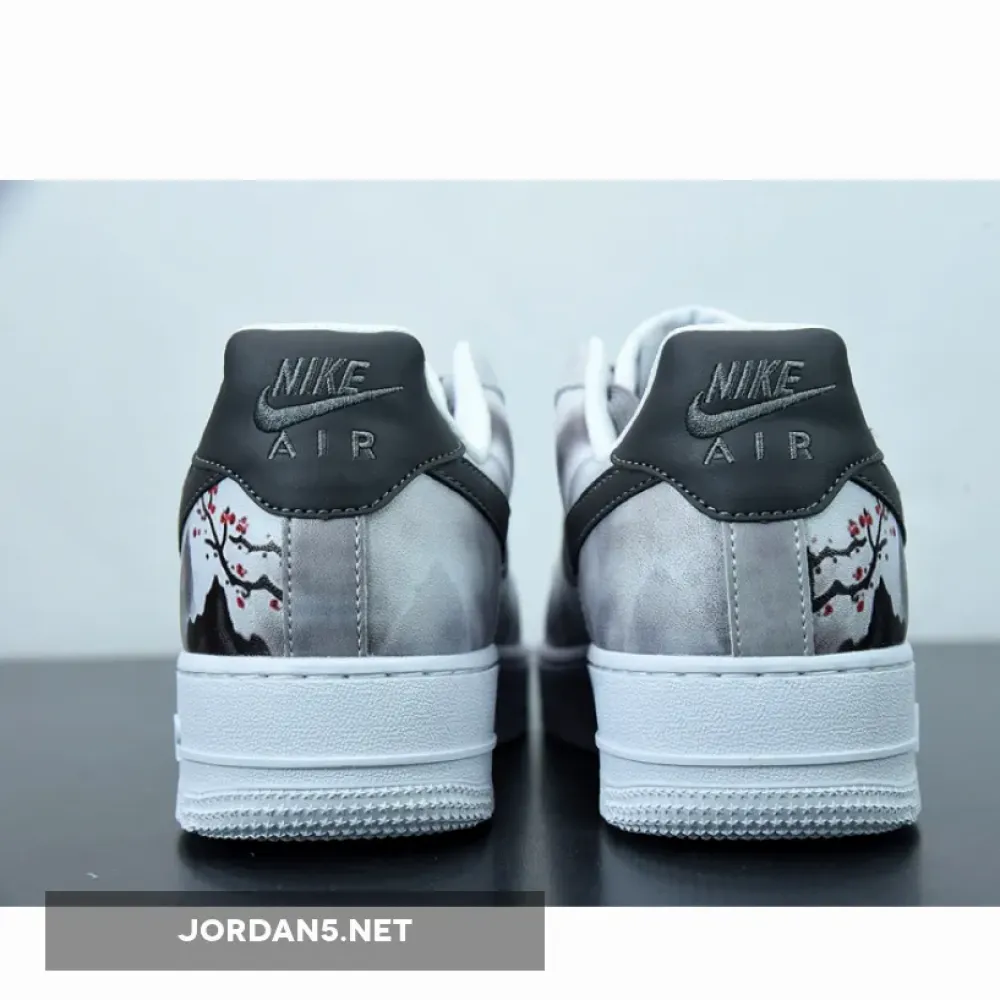 Custom Nike Air Force 1 Low White Black  DH2920-111
