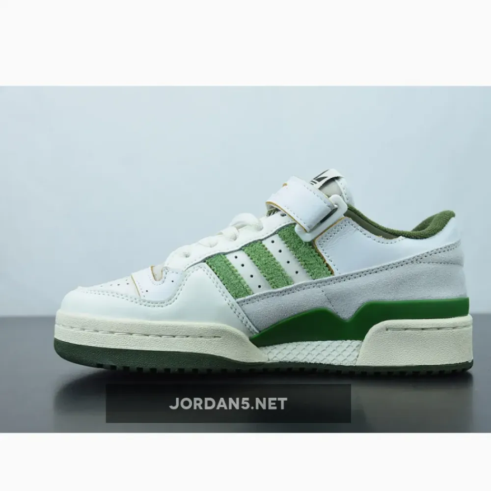 adidas Forum 84 Low White/Crew Green-Wild Pine  FY8683
