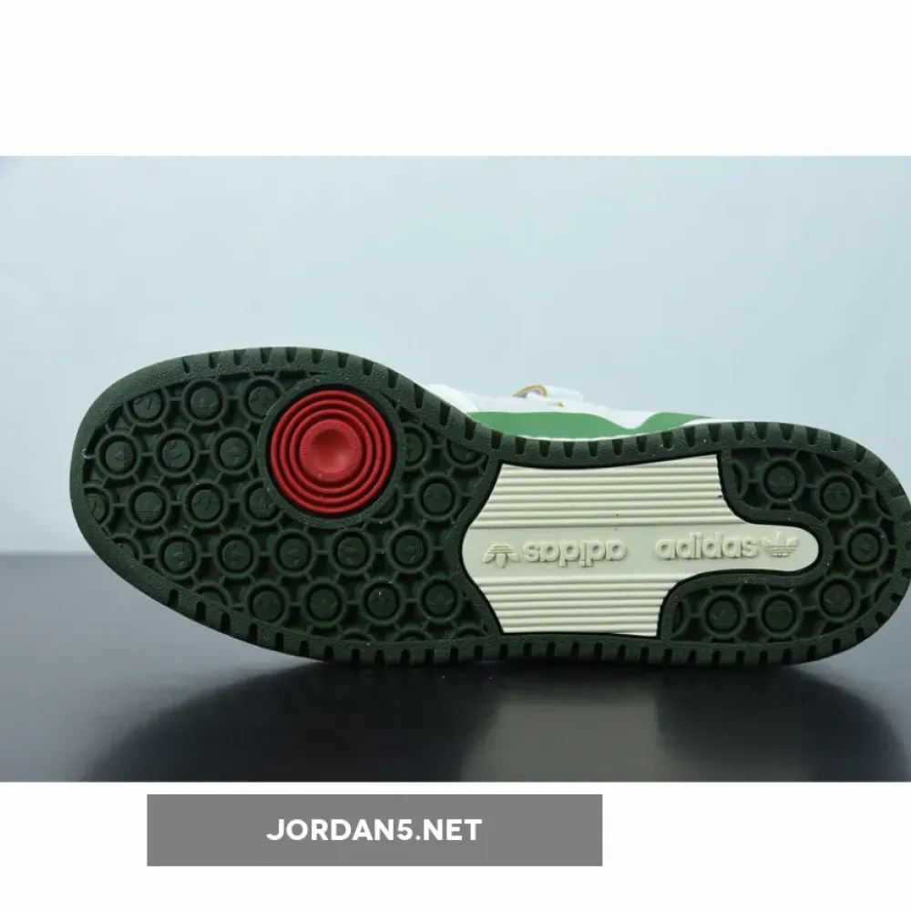 adidas Forum 84 Low White/Crew Green-Wild Pine  FY8683