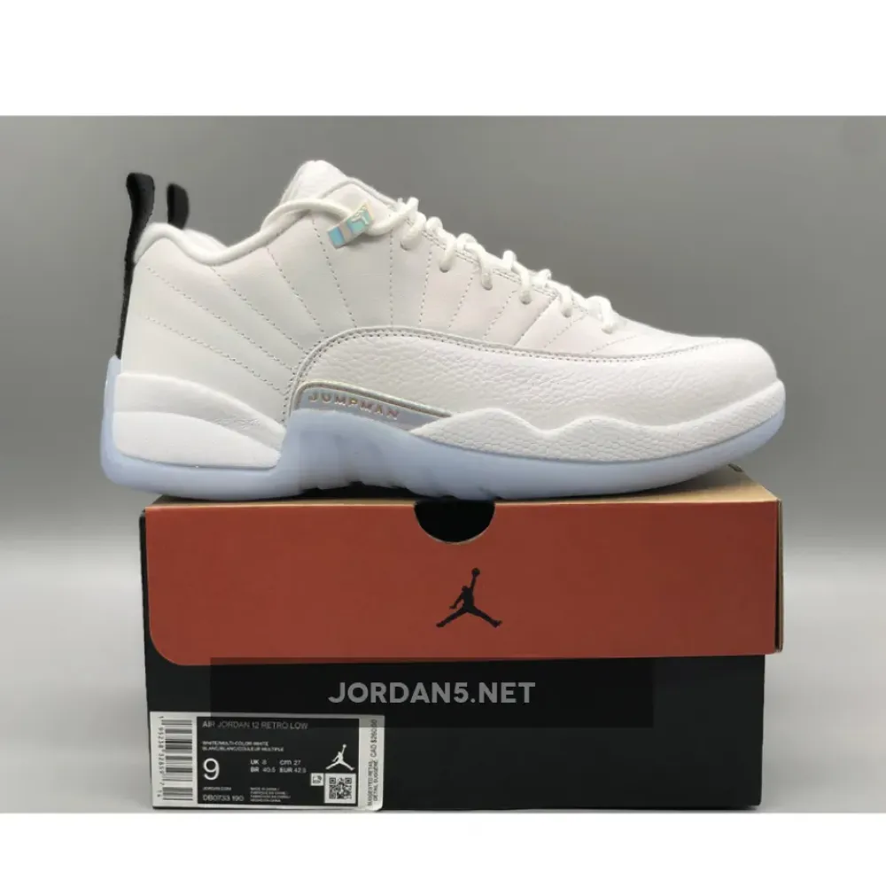 Air Jordan 12 ‘Easter’ White/White-Multi-Color  DB0733-190