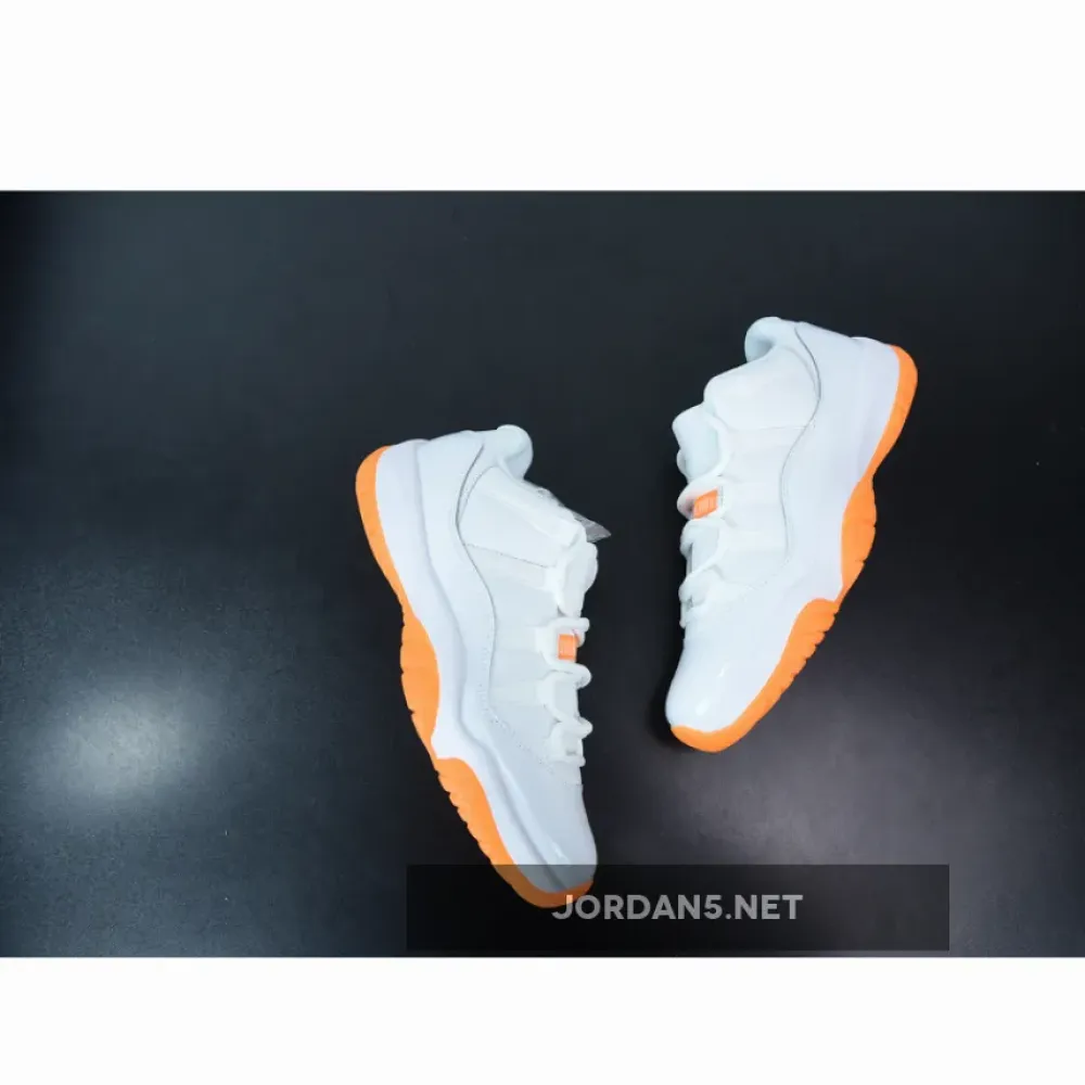 Air Jordan 11 Low White/Bright Citrus  AH7860-139