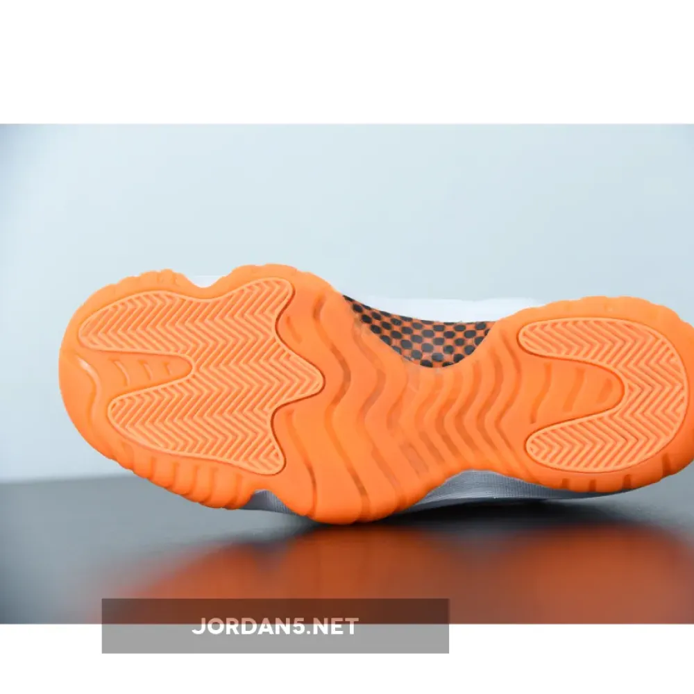 Air Jordan 11 Low White/Bright Citrus  AH7860-139
