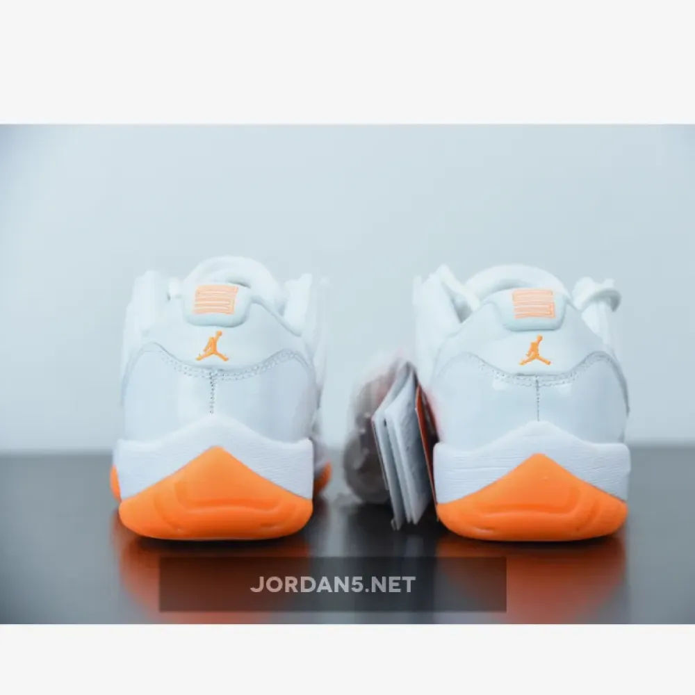 Air Jordan 11 Low White/Bright Citrus  AH7860-139