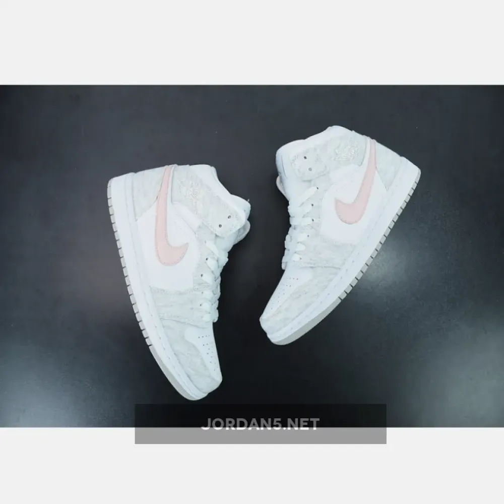 Air Jordan 1 Mid SE Light Iron Ore/Atmosphere-White