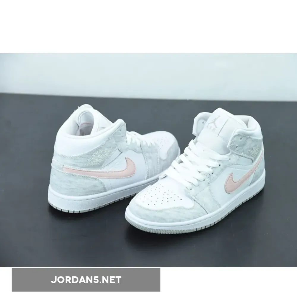 Air Jordan 1 Mid SE Light Iron Ore/Atmosphere-White