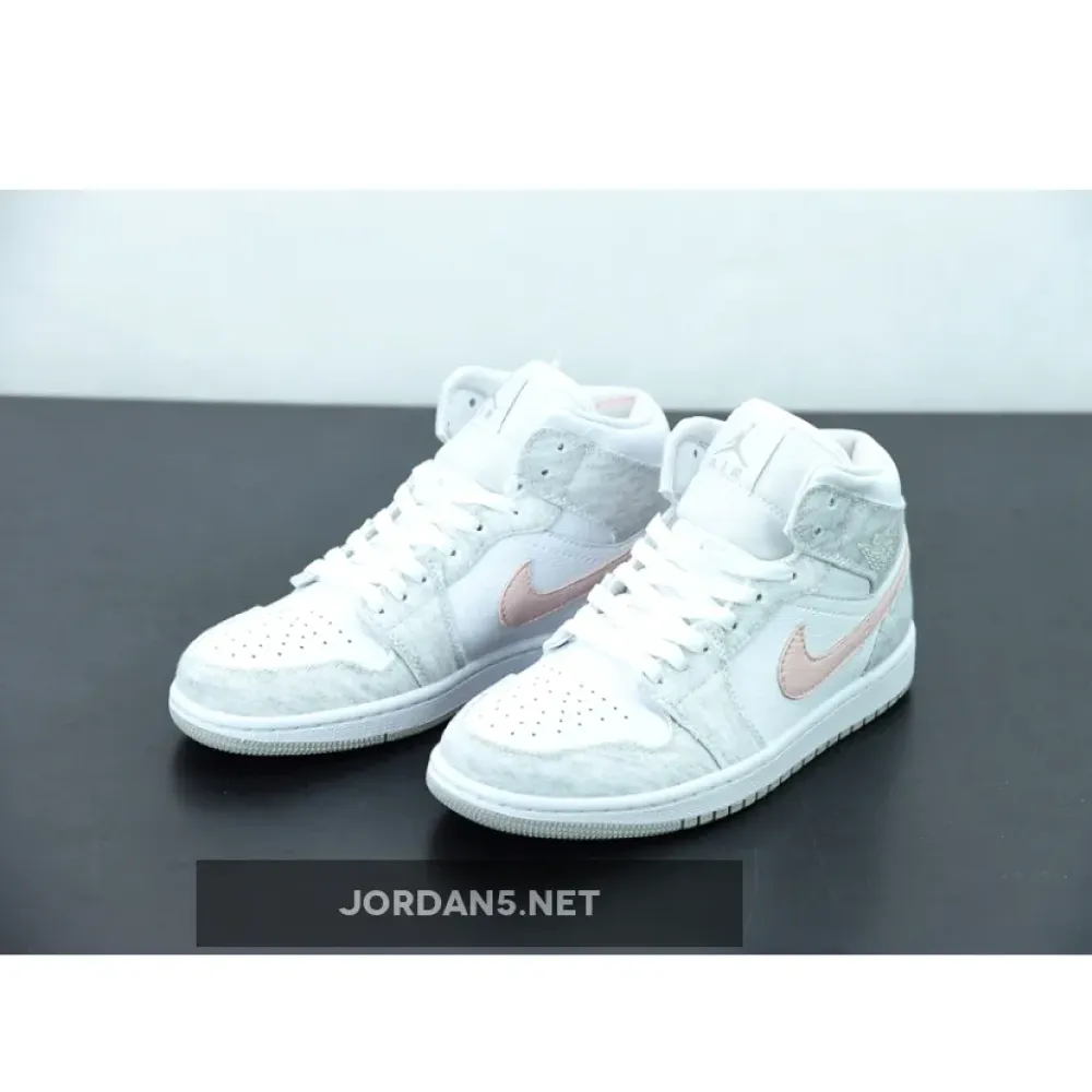 Air Jordan 1 Mid SE Light Iron Ore/Atmosphere-White