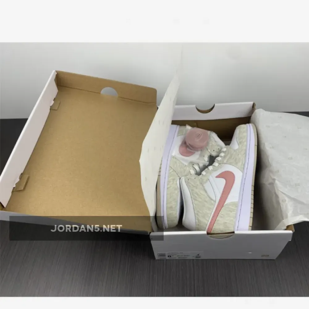 Air Jordan 1 Mid SE Light Iron Ore/Atmosphere-White
