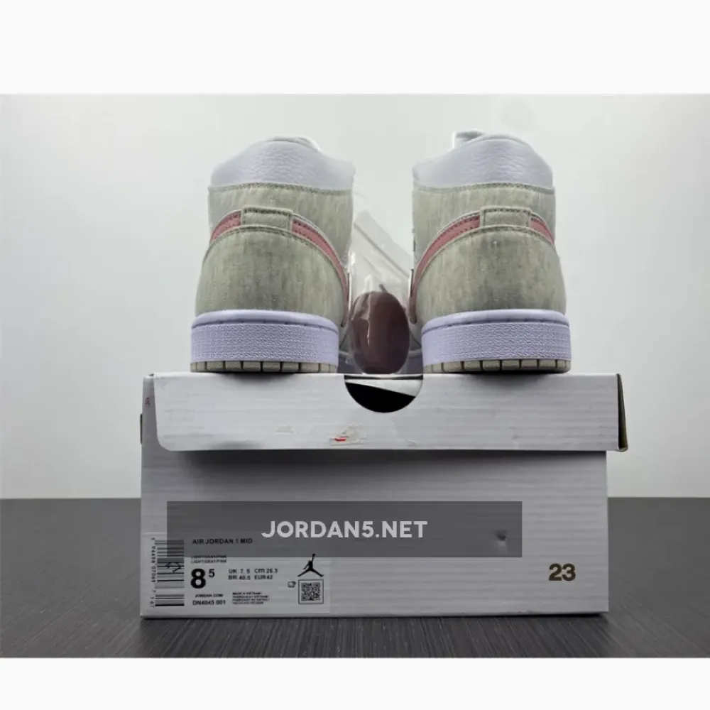 Air Jordan 1 Mid SE Light Iron Ore/Atmosphere-White