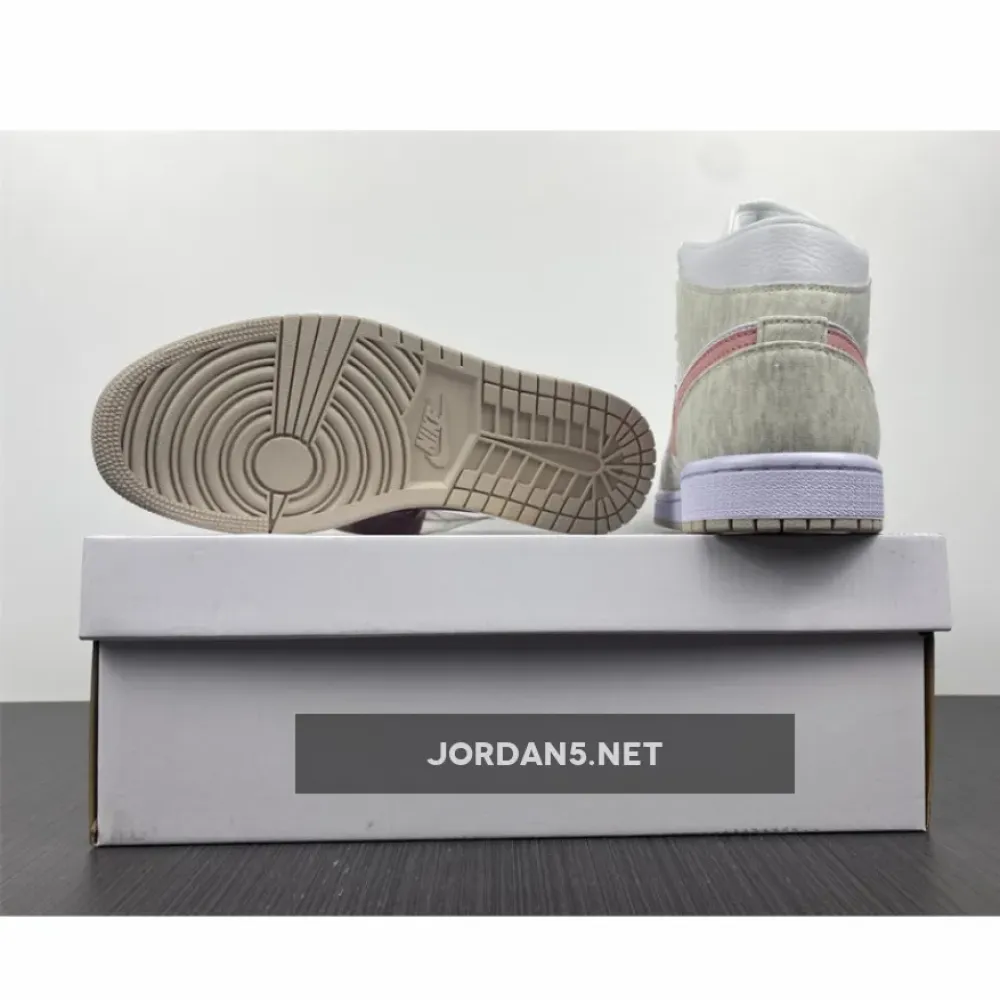 Air Jordan 1 Mid SE Light Iron Ore/Atmosphere-White