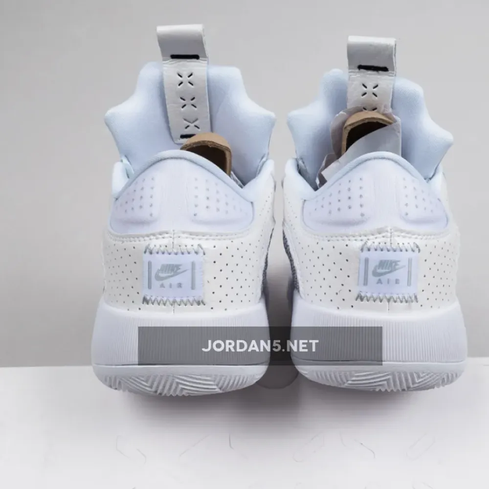 Air Jordan 35 Low White/White-Metallic Silver  CW2459-100