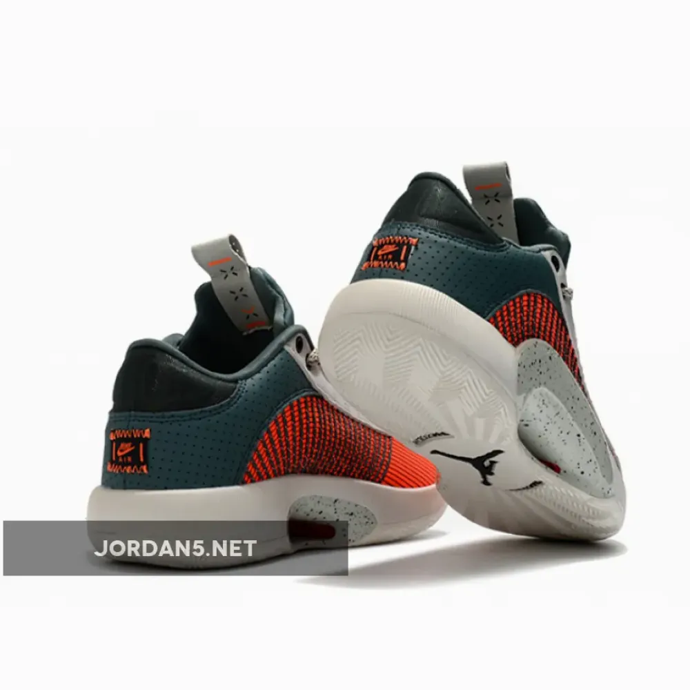 Air Jordan 35 Low Light Grey Red