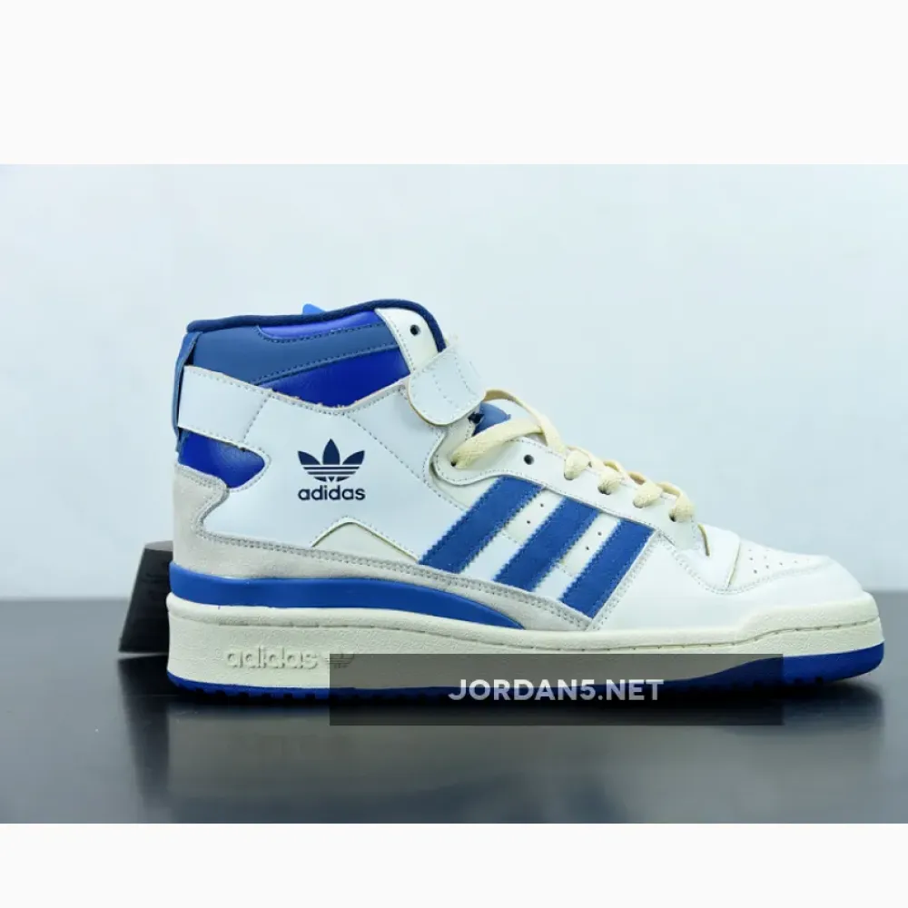 adidas Forum ’84 Hi Cloud White/Bold Blue  FY7793