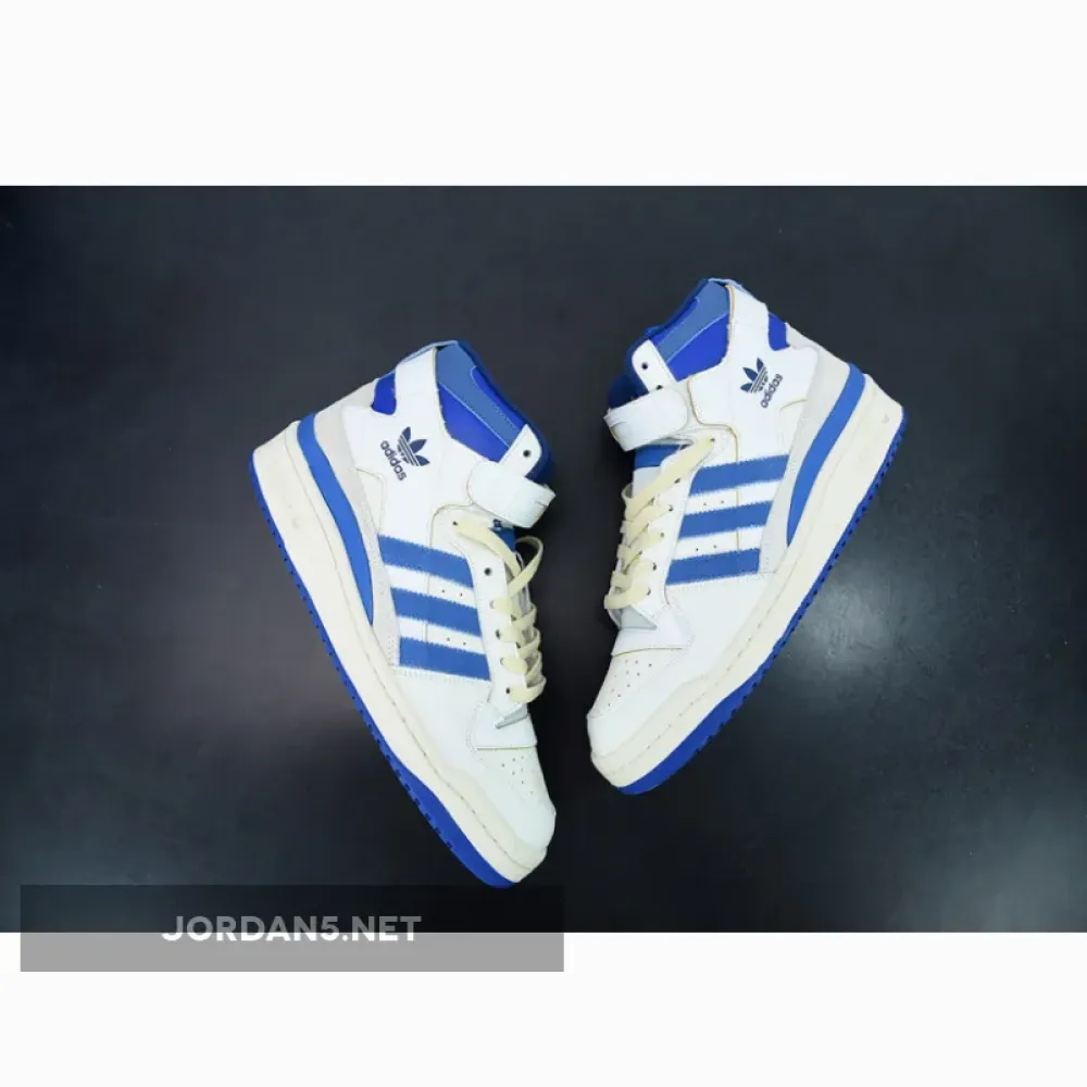 adidas Forum ’84 Hi Cloud White/Bold Blue  FY7793