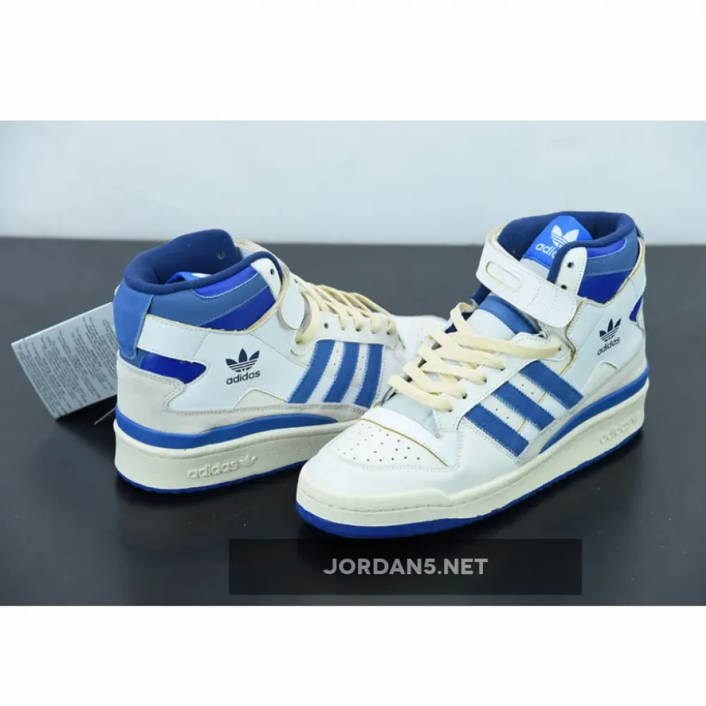 adidas Forum ’84 Hi Cloud White/Bold Blue  FY7793