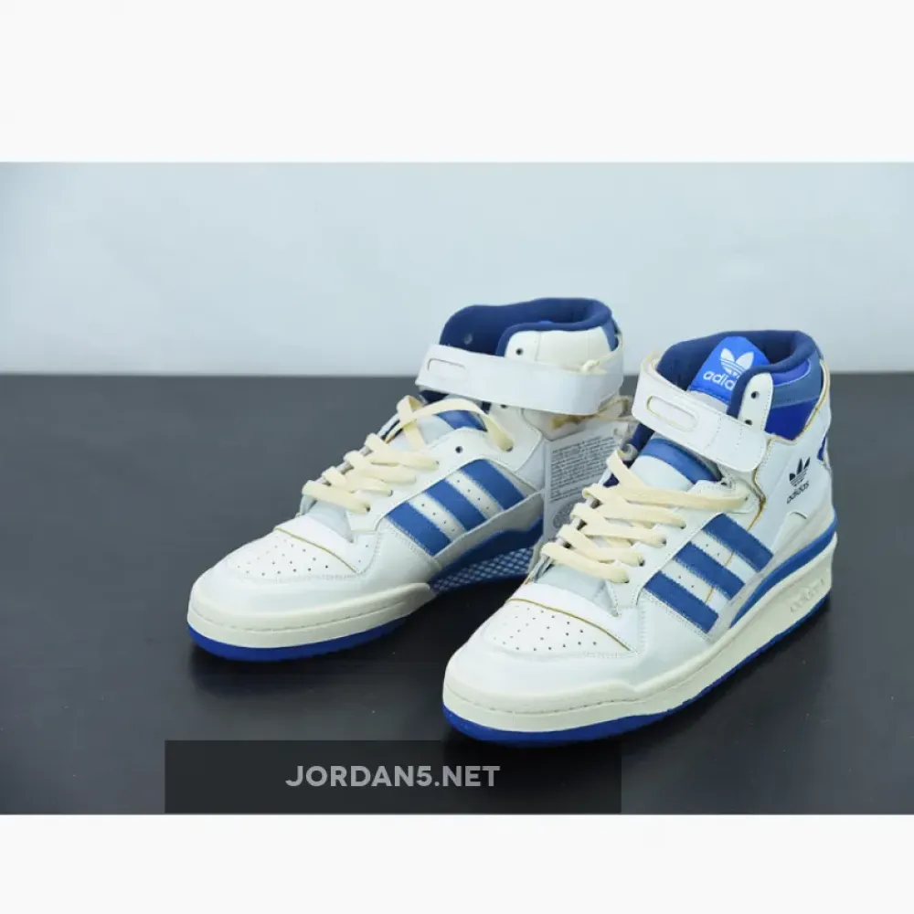 adidas Forum ’84 Hi Cloud White/Bold Blue  FY7793