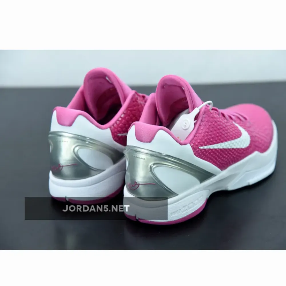 Nike Kobe 6 Protro “Think Pink” Pinkfire/Metallic Silver-White  CW2190-600