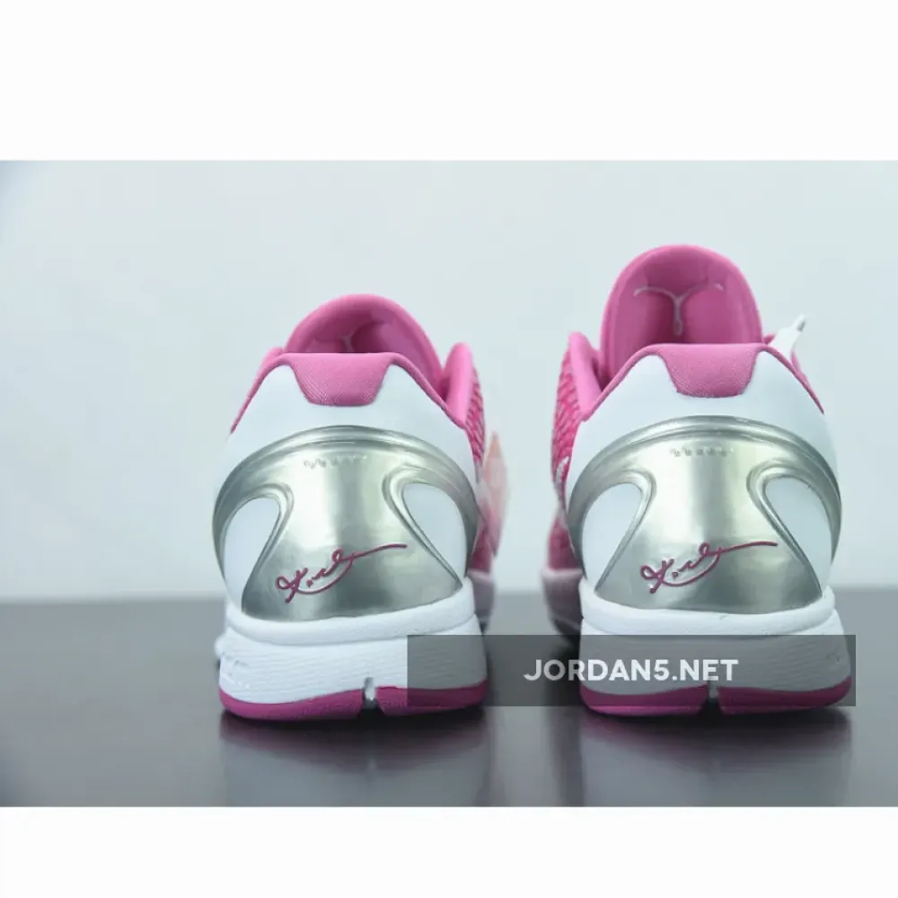 Nike Kobe 6 Protro “Think Pink” Pinkfire/Metallic Silver-White  CW2190-600