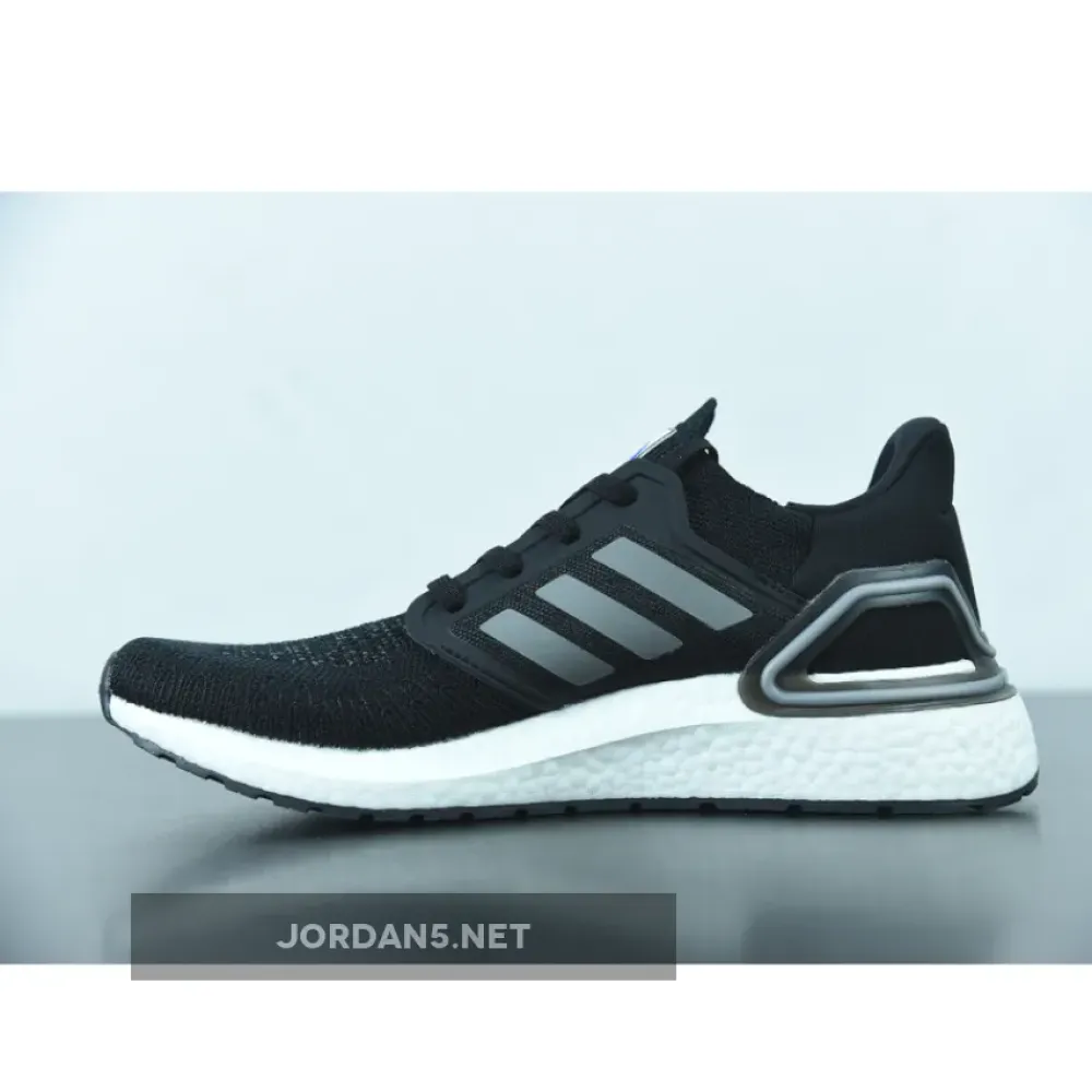 adidas Ultra Boost 20 Black/Iron Metallic/Football Blue FX7979