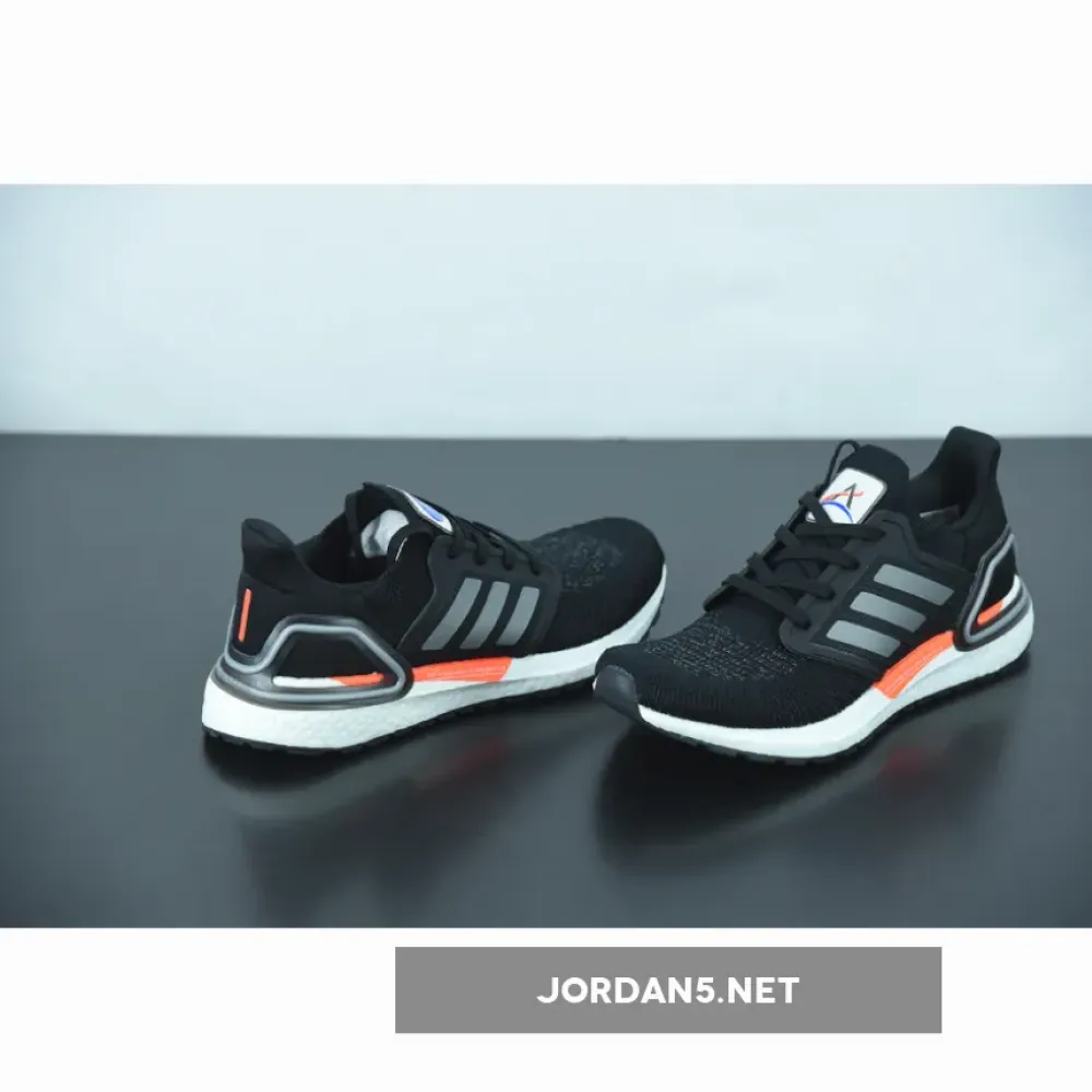 adidas Ultra Boost 20 Black/Iron Metallic/Football Blue FX7979