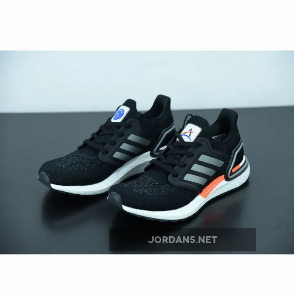 adidas Ultra Boost 20 Black/Iron Metallic/Football Blue FX7979