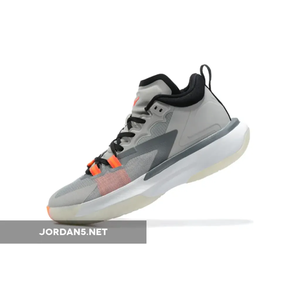 Jordan Zion 1 Wolf Grey/Black-Orange
